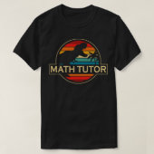 Wiskunde Tutor Dinosaur T-shirt (Design voorkant)