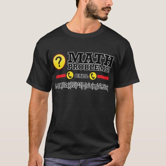 Wiskunde Tutoring Humor Cadeaus T-shirt (Voorkant)