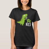Wiskunde Uitrusting Dinosaur Pi Rex 3 14 Algebra T-shirt (Voorkant)