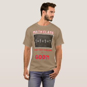 Wiskunde van de driedaagse  t-shirt (Voorkant volledig)
