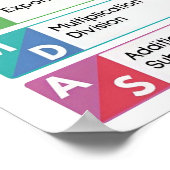 Wiskunde van de logo voor het klassieke Poster van (Hoek)