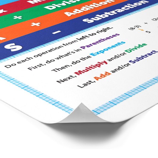 Wiskunde van de logo voor het Poster van de middel (Hoek)