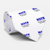 Wiskunde van het enige onderwerp dat telt stropdas (Opgerold)