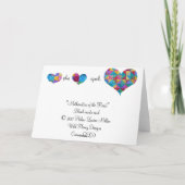 "Wiskunde van het Hart" Kaart (Achterkant)