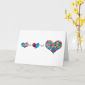 "Wiskunde van het Hart" Kaart (Gele Bloem)