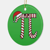 Wiskunde van Kerstmis Cartoon Geek Keramisch Ornament (Links)
