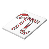 Wiskunde van Kerstmis Cartoon Geek Notitieblok (Linkerzijde)