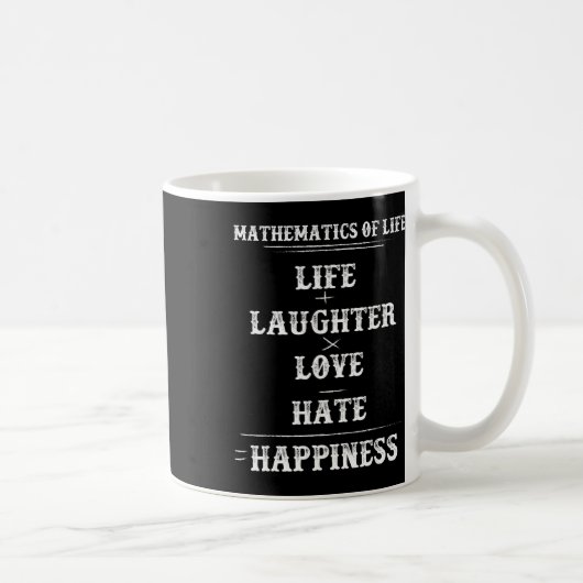 Wiskunde Van Leven Complexe Vergelijking Formule W Koffiemok (Rechts)