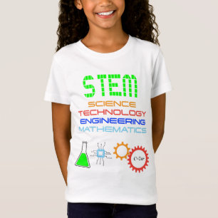 Wiskunde van STEM Science Technology Engineering T-shirt