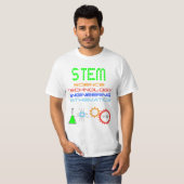Wiskunde van STEM Science Technology Engineering T-shirt (Voorkant volledig)