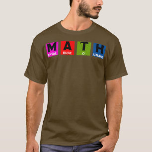 Wiskunde van wiskunde voor jongens en meisjes t-shirt