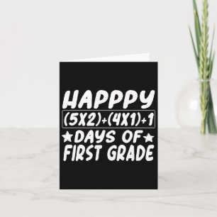 Wiskunde Vergelijking Gelukkig 100days van School Kaart