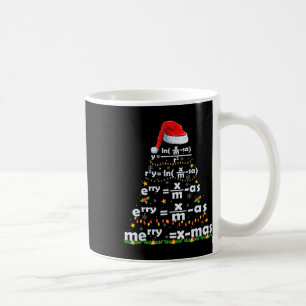 Wiskunde vergelijking Merry X-mas Funny Wiskunde T Koffiemok