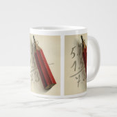 Wiskunde Vergelijking met Rood Potlood,  Business Grote Koffiekop (Voorkant rechts)