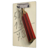 Wiskunde Vergelijking met Rood Potlood,  Business Klembord (Links)