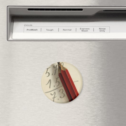 Wiskunde Vergelijking met Rood Potlood, Business Magneet (Insitu (Vaatwasser))