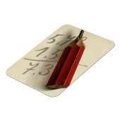 Wiskunde Vergelijking met Rood Potlood,  Business Magneet (Linkerzijde)
