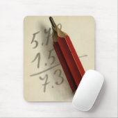 Wiskunde Vergelijking met Rood Potlood,  Business Muismat (Met muis)