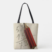 Wiskunde Vergelijking met Rood Potlood,  Business Tote Bag (Achterkant)