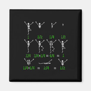 Wiskunde Vergelijking van leraar Skeleton Wiskunde Magneet