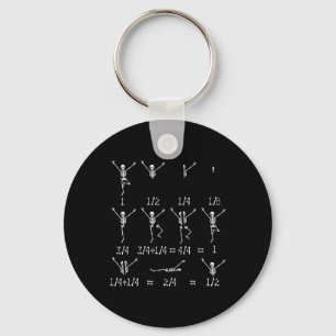 Wiskunde Vergelijking van leraar Skeleton Wiskunde Sleutelhanger