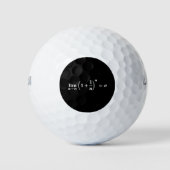 wiskunde vergelijkingen: grenswaarde is exponentie golfballen (Voorkant)