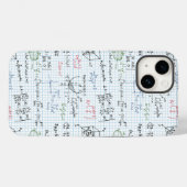Wiskunde-vergelijkingspatroon Case-Mate iPhone Case (Achterkant (horizontaal))