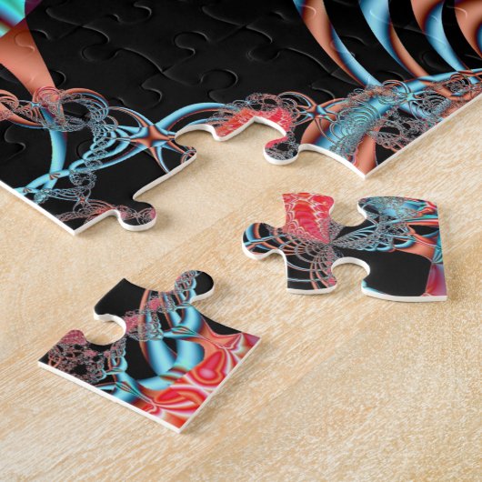 wiskunde-vergelijkingspuzzel legpuzzel (Zijkant)