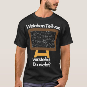 Wiskunde verklaard in de arabische schouderdieren t-shirt