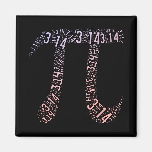 Wiskunde Verloop Pi-symbool | Fijne i-dag Magneet (Voorkant)