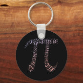 Wiskunde Verloop Pi-symbool | Fijne i-dag Sleutelhanger (Voorkant)