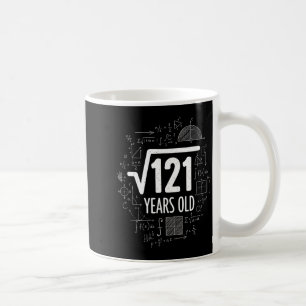 Wiskunde Vierkantswortel 121 Jaar Oud, Grappige Wi Koffiemok