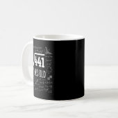 Wiskunde Vierkantswortel 441 Jaar Oud, Slimme Wisk Koffiemok (Voorkant links)