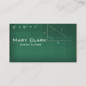 Wiskunde Visitekaartje (Voorkant)