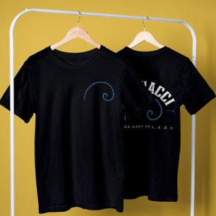 Wiskunde voor & achter Fibonacci Gemakkelijk als 1 T-shirt