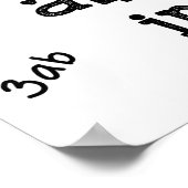 Wiskunde voor alfabet poster (Hoek)