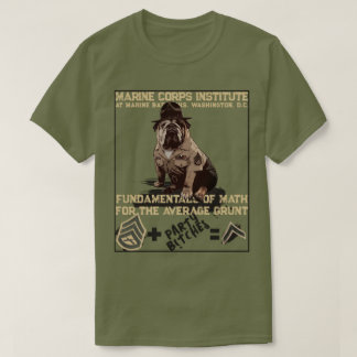 WISKUNDE VOOR GRUNTS T-SHIRT