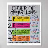 Wiskunde voor het Poster van het afbeelding op de  (Voorkant)