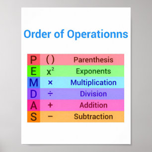 Wiskunde voor het Poster voor de middelbare school