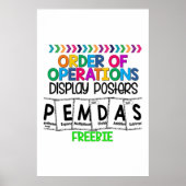 Wiskunde voor high-school display Poster (Voorkant)