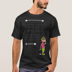 wiskunde voor pony grappig t-shirt