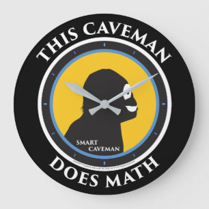 Wiskunde voor wandklok Smart Caveman