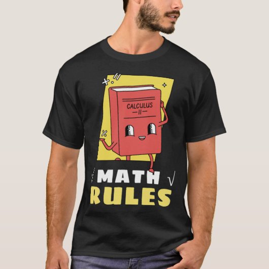 wiskunde - voorschriften einstein t-shirt (Voorkant)