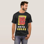 wiskunde - voorschriften einstein t-shirt (Voorkant volledig)