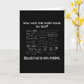 Wiskunde Wat is uw probleem? Kaart (Gele Bloem)