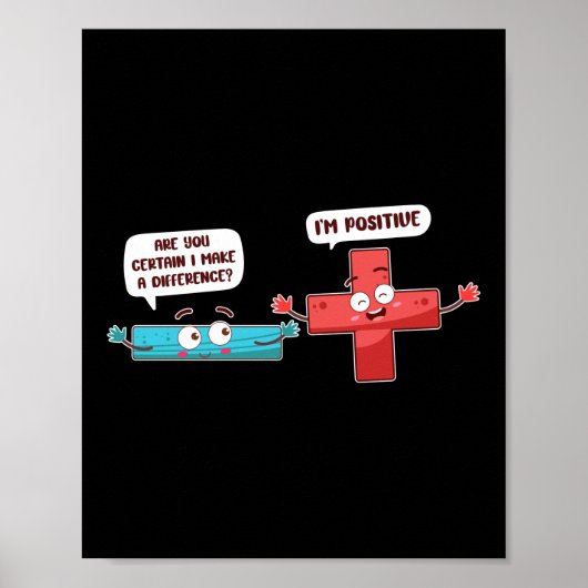 Wiskunde weet je zeker dat ik een verschil maak? I Poster (Voorkant)