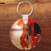 wiskunde wereld sleutelhanger (Voorkant)