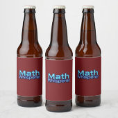 Wiskunde Whispere Bier Etiket (Flessen)