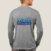 Wiskunde Whispere Tri-Blend Shirt (Achterkant volledig)