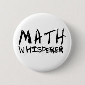 Wiskunde Whisperer Button (Voorkant)